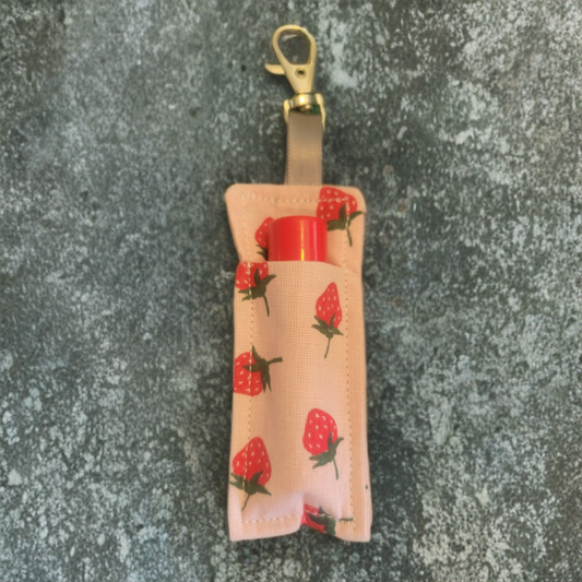 Chapstick Holder Keychain